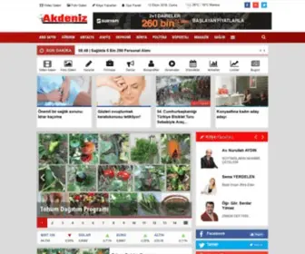 Akdenizgazetesi.com.tr(Akdeniz Gazetesi Antalya) Screenshot