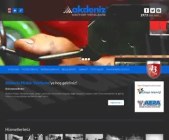 Akdenizmotoryenileme.com.tr(AKDENİZ MOTOR YENİLEME) Screenshot