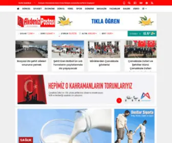 Akdenizpostasi.com.tr(Bölgenin Güçlü Sesi Akdeniz Postası Gazetesi Bölge Haberleri) Screenshot