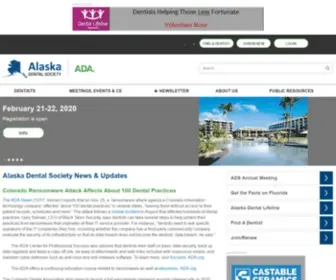 Akdental.org(Alaska Dental Society I American Dental Association) Screenshot