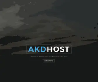 Akdhost.com(Hosting) Screenshot