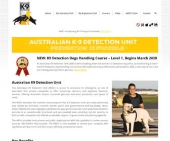 Akdu.com.au(Australian K9 Detection Unit AKDU) Screenshot