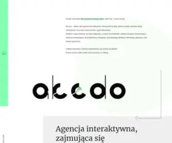 Akedo.pl(Agencja interaktywna) Screenshot