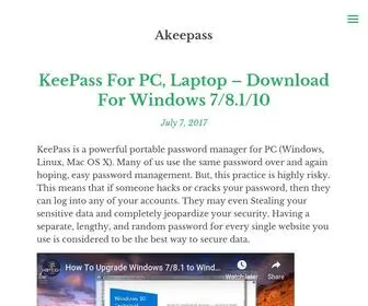 Akeepass.com(Akeepass) Screenshot