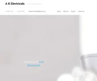 Akelectricals.co.in(A K Electricals) Screenshot