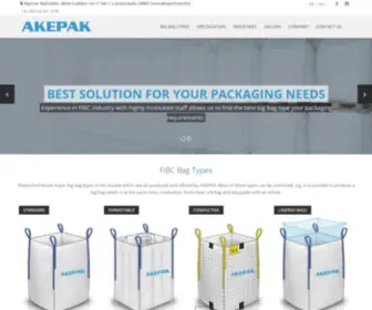 Akepak.com(Akepak Ambalaj) Screenshot