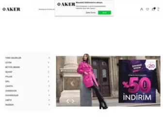 Aker.com.tr(Kadın Giyim Modası Onlıne Alışveriş) Screenshot