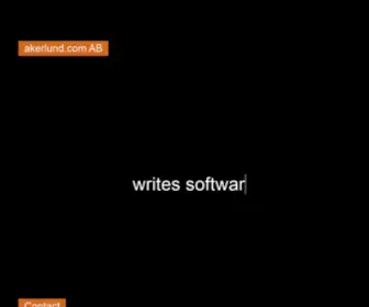 Akerlund.com(akerlund) Screenshot