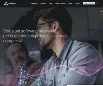 Akeron.com(Software per migliorare le performance aziendali) Screenshot