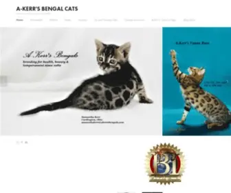 Akerrsbengals.com(A-Kerr's Bengal Cats) Screenshot