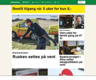 Akersavis.no(Akers Avis Groruddalen) Screenshot