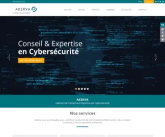 Akerva.com(Expertise Cybersécurité) Screenshot