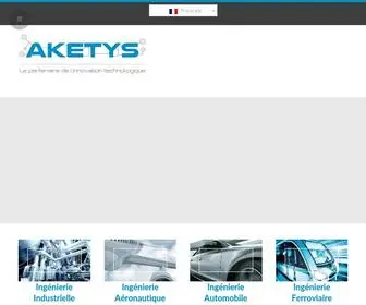 Aketys.com(Ingénierie aéronautique) Screenshot