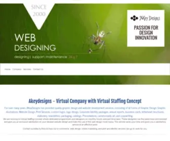 Akeydesigns.com(Web design Company Kerala) Screenshot