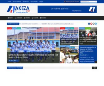Akeza.net(Burundi) Screenshot