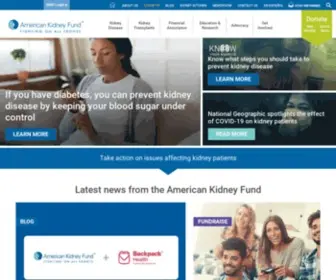 Akfinc.org(American Kidney Fund (AKF)) Screenshot