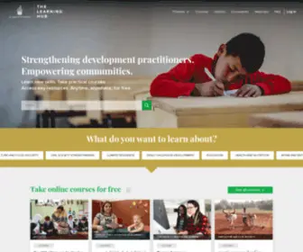 Akflearninghub.org(The Learning Hub) Screenshot