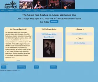 Akfolkfest.org(Alaska Folk Festival) Screenshot