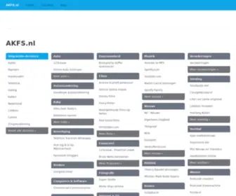 AKFS.nl(AKFS Startpagina) Screenshot