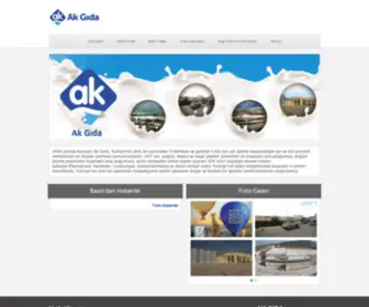 Akgida.com.tr(Ak Gıda) Screenshot