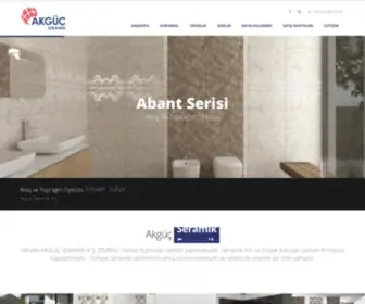 Akgucseramik.com.tr(Yer ve duvar karoları) Screenshot