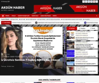 Akgunhaber.com(Kdz.Ereğli Haberleri) Screenshot