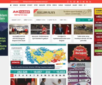 Akhaberedirne.com(Ak Haber Edirne) Screenshot