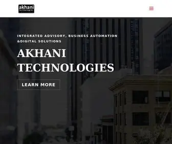 Akhanitechnologies.com(Akhani) Screenshot