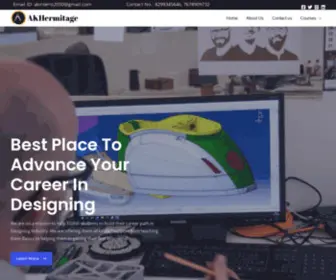 Akhermitage.com(AK Creative Hermitage Drafting & Design Training Services Lucknow) Screenshot