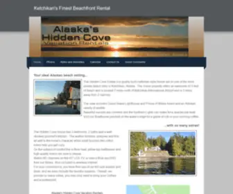 Akhiddencove.com(Ketchikan's Finest Beachfront Rental) Screenshot