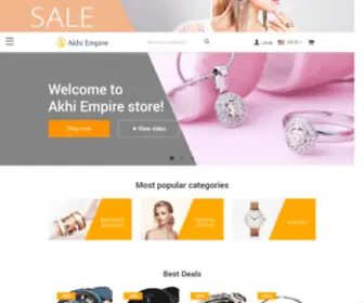 Akhiempire.com(Online shopping for Trendy Jewelry with free shipping) Screenshot