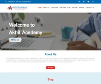 Akhilacademy.com(Accelerating Your Ambition) Screenshot