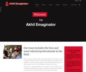 Akhilemaginator.com(Akhil Emaginator) Screenshot