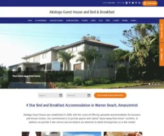 Akidogo.co.za(Akidogo Guesthouse) Screenshot