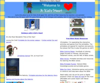 Akidsheart.com(A Kid's Heart) Screenshot