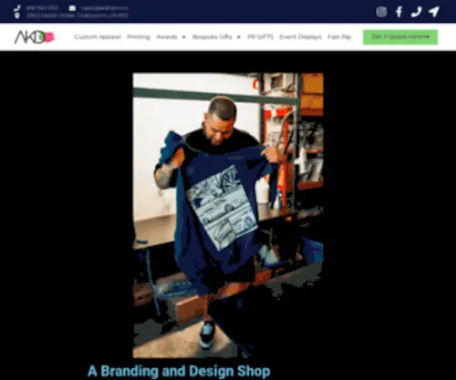 Akidzdream.com(Custom Branding & Printing Solutions for Businesses and Individuals) Screenshot