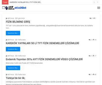 Akifhocaakademi.com(Akif Hoca Akademi) Screenshot