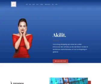 Akilit.com(La mode autrement) Screenshot