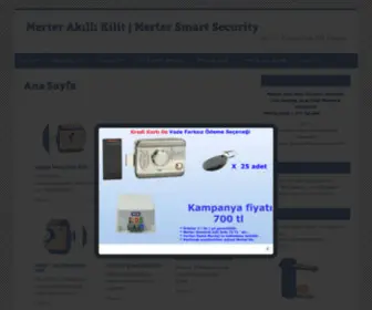 Akillikilit.net(Merter Akıllı Kilit) Screenshot