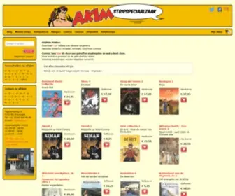 Akim.nl(Stripwinkel Akim) Screenshot