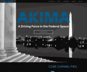 Akima.com(Government Contracting) Screenshot