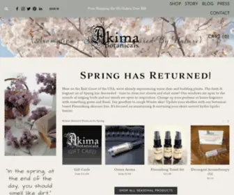 Akimabotanicals.com(Akima Botanicals) Screenshot