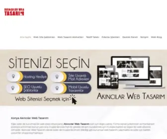 Akincilarwebtasarim.com(Akıncılar Web Tasarım) Screenshot