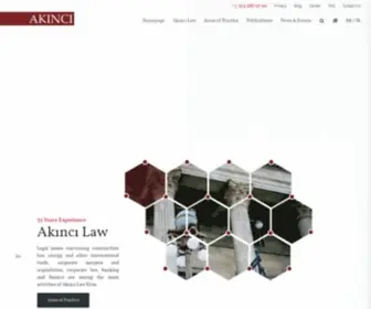 Akincilaw.com(AKINCI) Screenshot