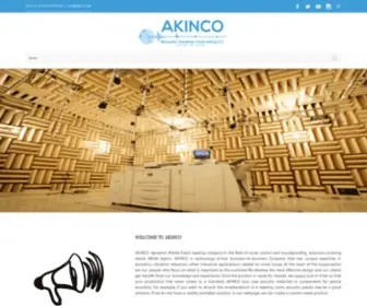 Akinco.ae(Architectural Acoustics) Screenshot