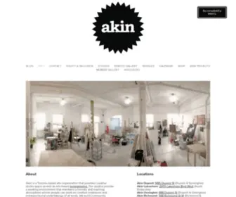 Akincollective.com(Akin Collective) Screenshot