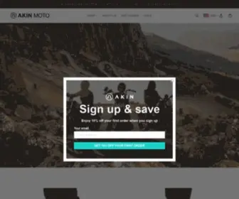 Akinmoto.com(AKIN MOTO) Screenshot
