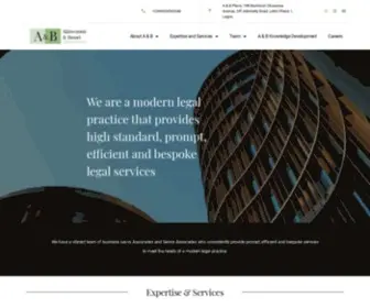 Akinwunmibusari.com(Akinwunmi and Busari Legal Practitioners) Screenshot