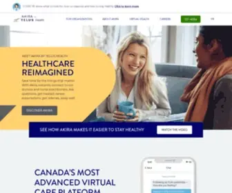 Akirahealth.ca(Akira is a 24/7 virtual healthcare app) Screenshot