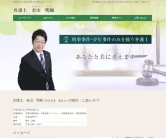 Akirakanayama.com(刑事事件) Screenshot